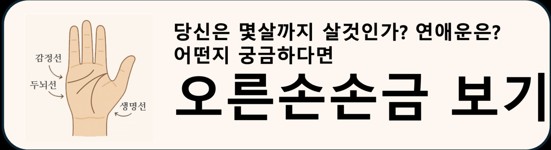 오른손 손금보기